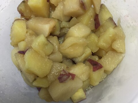 林檎と薩摩芋の甘煮